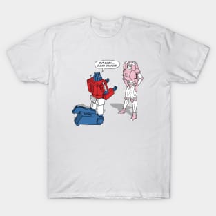 Optimus Prime Transformers Funny Parody T-Shirt